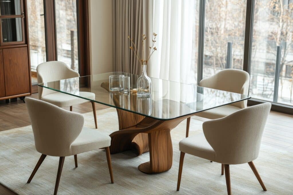 vecteezy modern dining room featuring unique table design and elegant 52820242